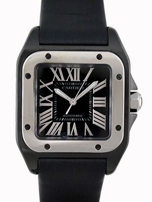 CARTIER カルティエ サントス コピー 100 ＭＭ W2020008 ブラック